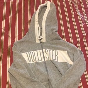 Hollister zip up sweatshirt